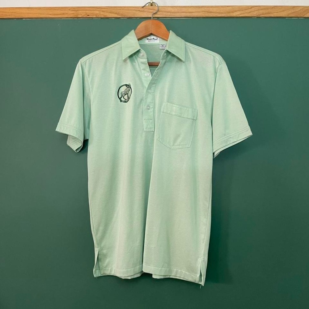 Vintage 90s polo shirt‎ with embroidered logo